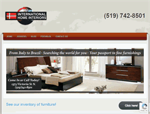 Tablet Screenshot of kitchenerfurniturestore.com